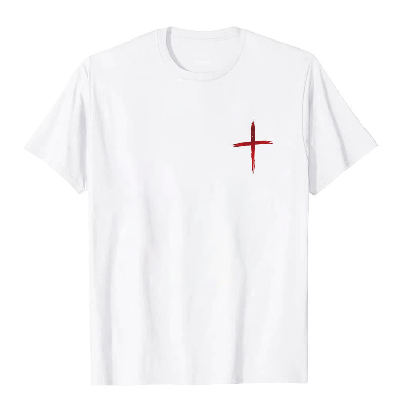 Christianartworkshop Ich werde mit Gott gehen T-Shirt - image 2