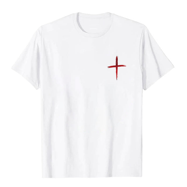 Christianartworkshop Ich werde mit Gott gehen T-Shirt - image 2