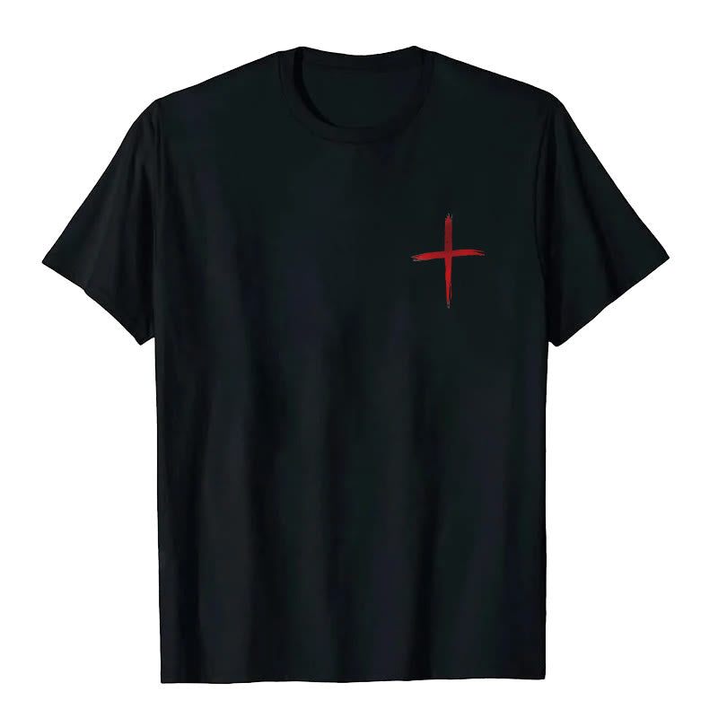 Christianartworkshop Ich werde mit Gott gehen T-Shirt - image 5