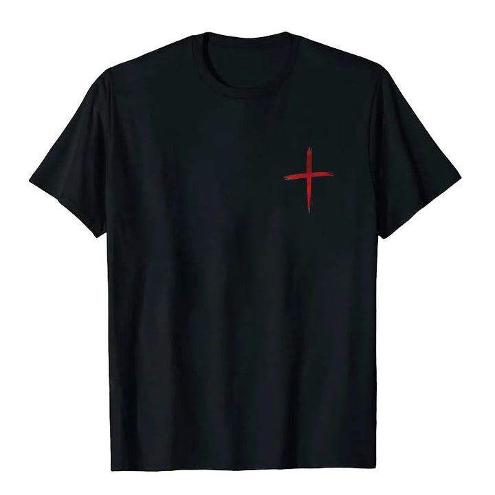 Christianartworkshop Ich werde mit Gott gehen T-Shirt - image 5