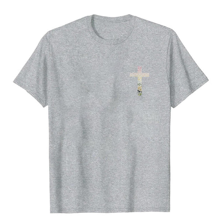 Christianartworkshop T-Shirt mit Aufschrift „Gott verwandelt zerbrochene Stücke in Meisterwerke“