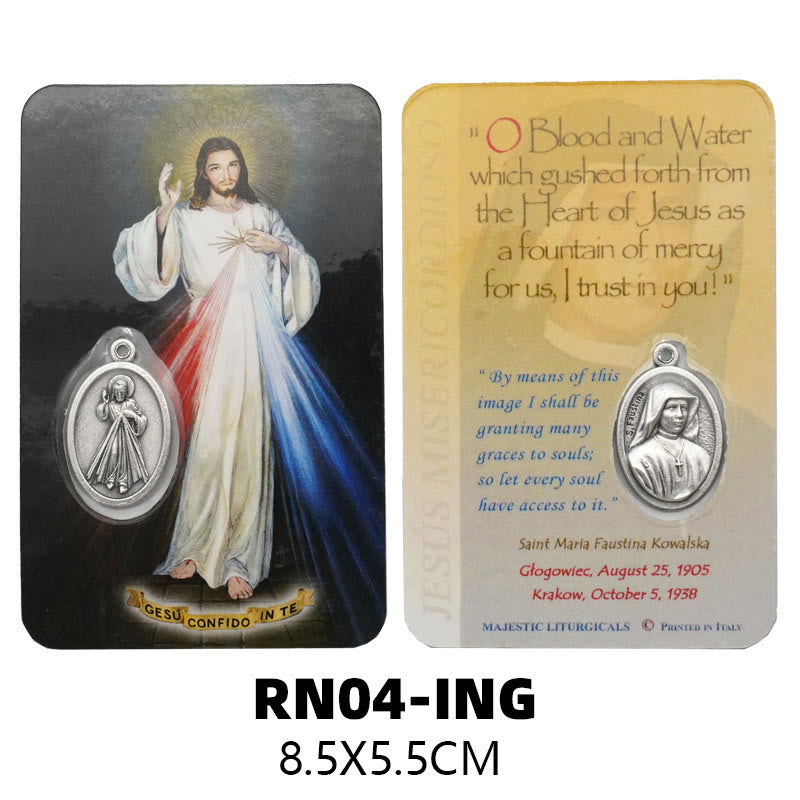Christianartworkshop Papierkarte „Unsere Liebe Frau & Jesus & Engel“: Ein Symbol des Heiligen Geistes und der Kraft