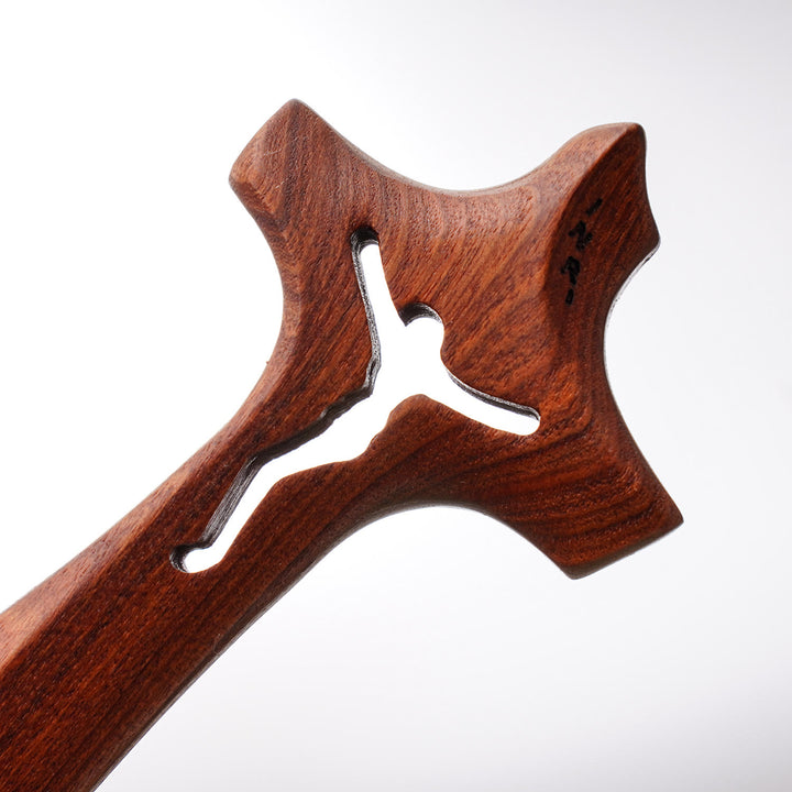 Christianartworkshop Holz-Tischdeko Heiliges Kreuz: Ein Totem des Glaubens gießen
