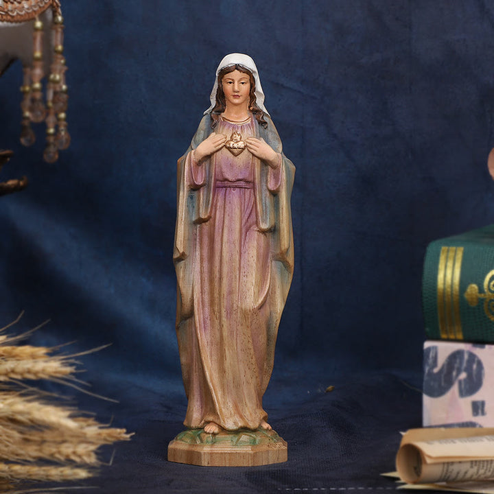 Christianartworkshop Holz-Tischdeko „Unsere Liebe Frau“: Verbreitung von Liebe und Segen