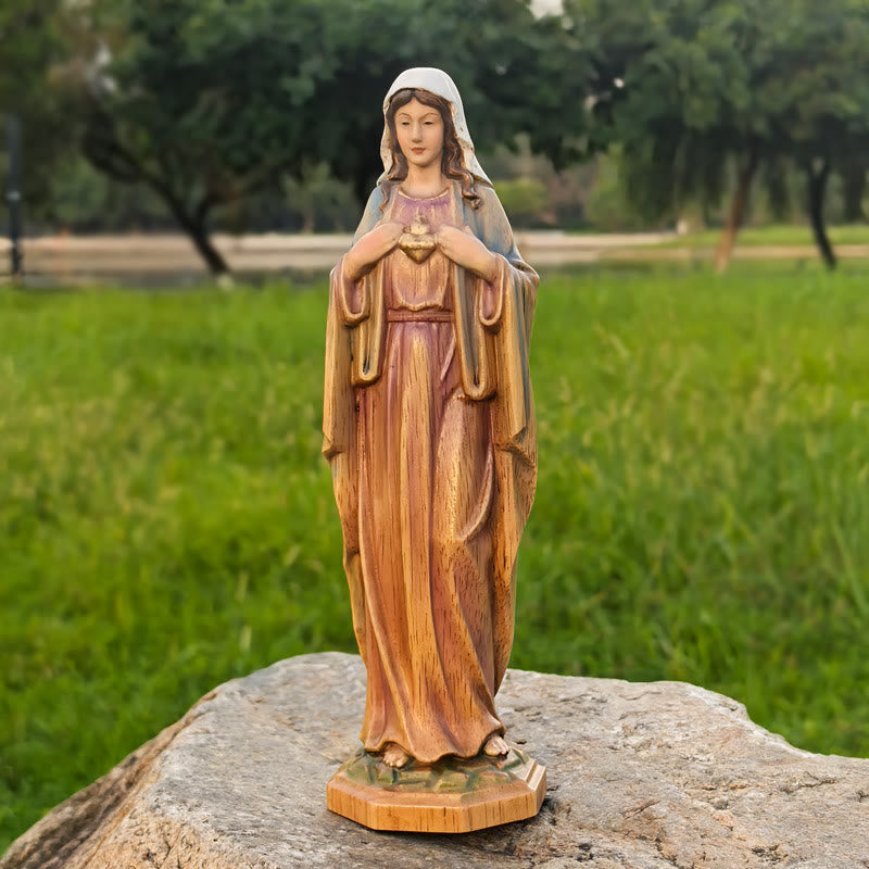 Christianartworkshop Holz-Tischdeko „Unsere Liebe Frau“: Verbreitung von Liebe und Segen