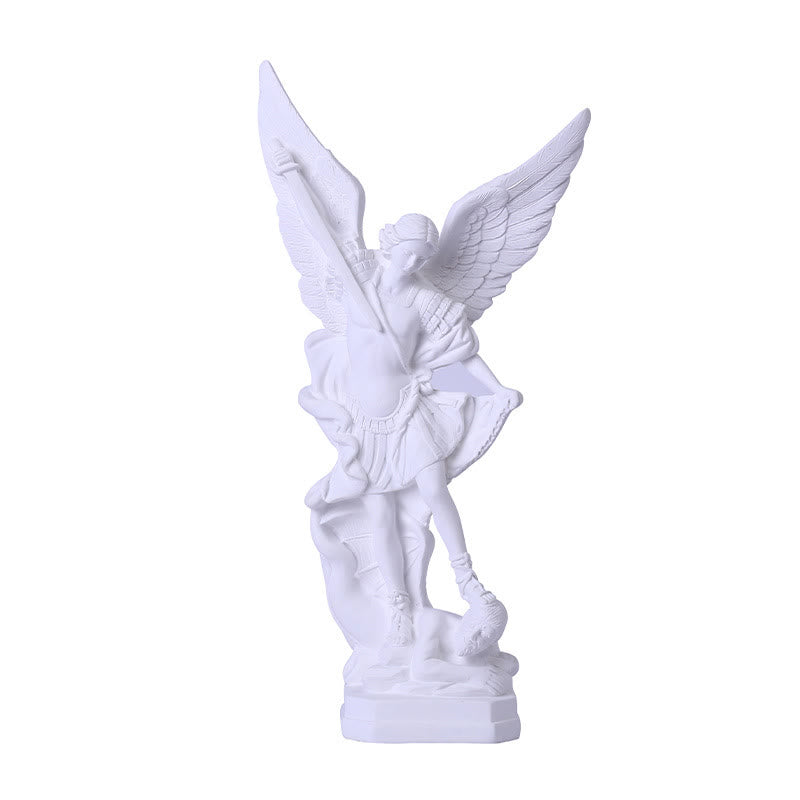 Christianartworkshop Erzengel St. Michael, Tischdeko aus Kunstharz: Ein Symbol inspirierender Hingabe - image 2