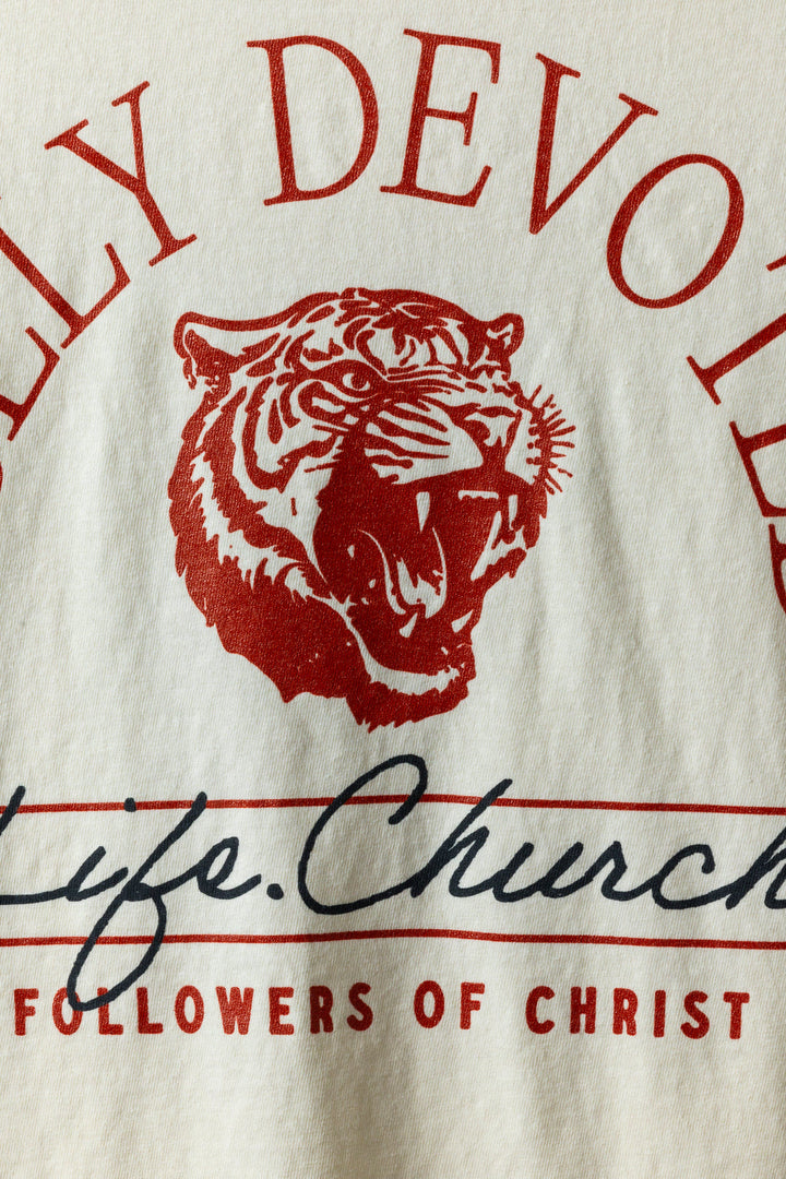 Christianartworkshop T-Shirt mit Aufschrift „Fully Devoted“