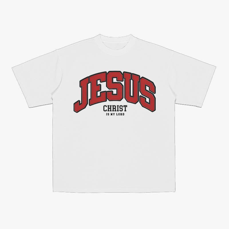 Christianartworkshop Mutige Erklärung „Jesus Christus ist mein Herr“ Christliches T-Shirt - Weiß - 2XL - image 1