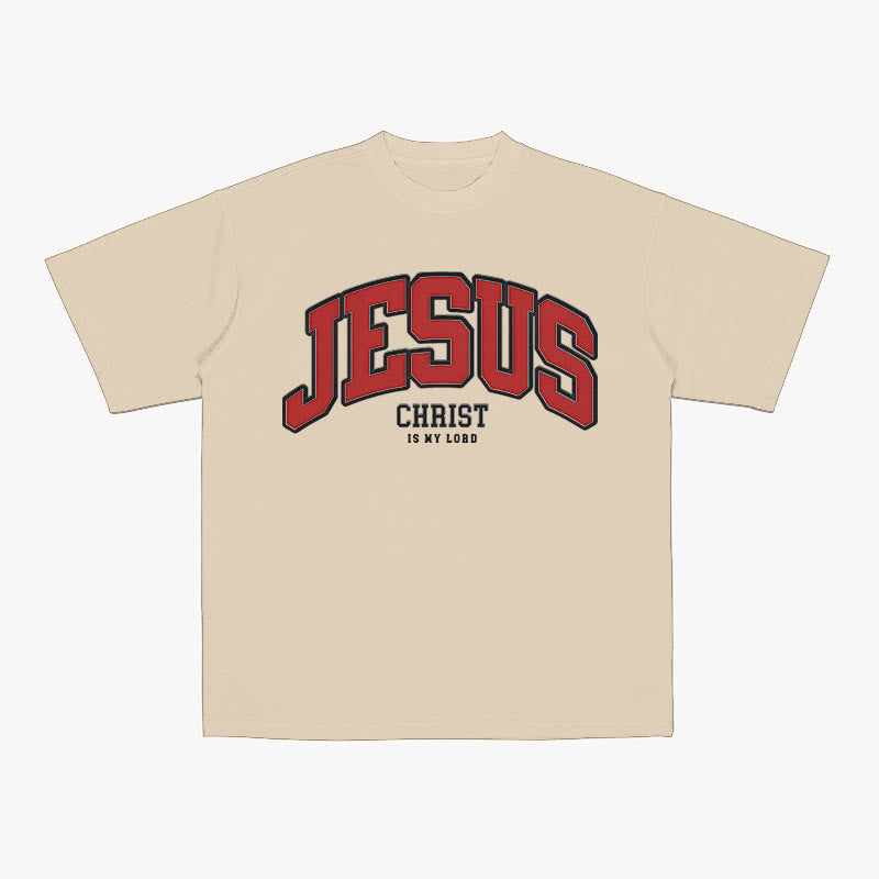 Christianartworkshop Mutige Erklärung „Jesus Christus ist mein Herr“ Christliches T-Shirt - Beige - 2XL - image 7