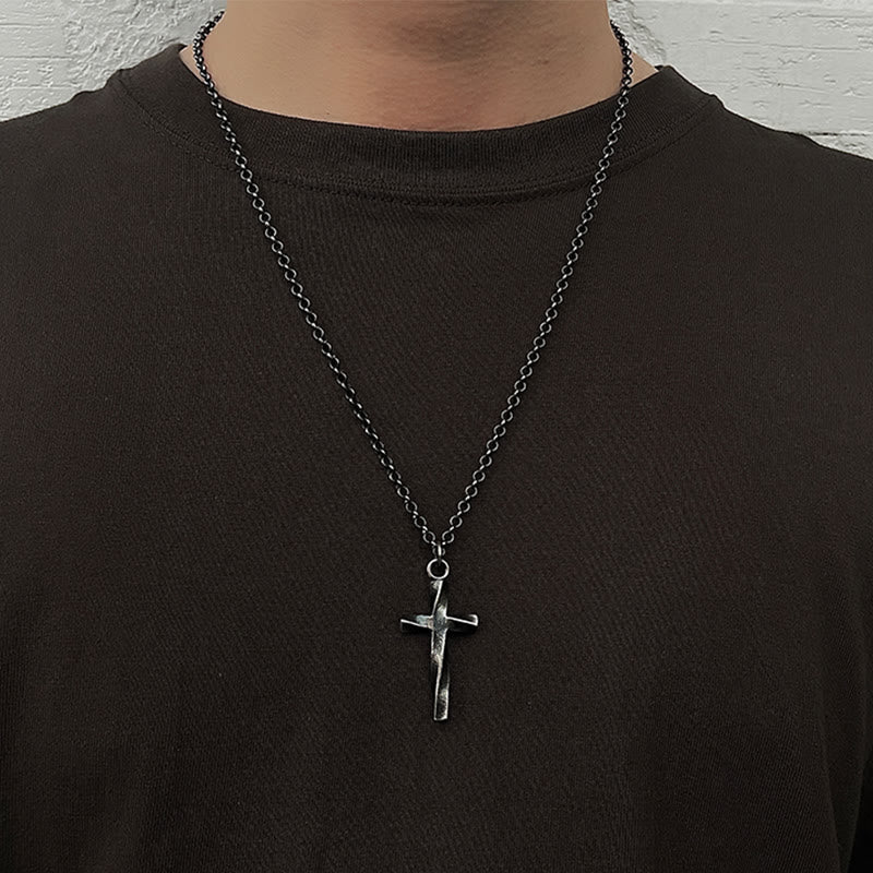 Christianartworkshop Kreuzkette aus 999er Sterlingsilber: Ein Hauch von Eleganz - image 1