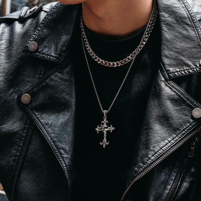 Christianartworkshop 925 Sterling Silber Moderne & Minimalistische Kruzifix Halskette: Ein Symbol für Heiliges und Reinheit - image 1