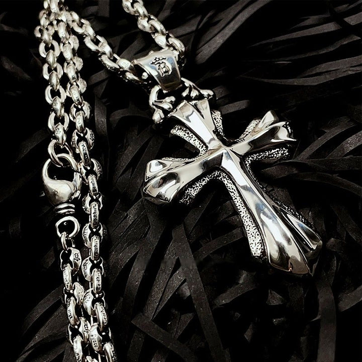 Christianartworkshop 925 Sterling Silber Moderne & Minimalistische Kruzifix Halskette: Einfaches Design für Gläubige - image 5