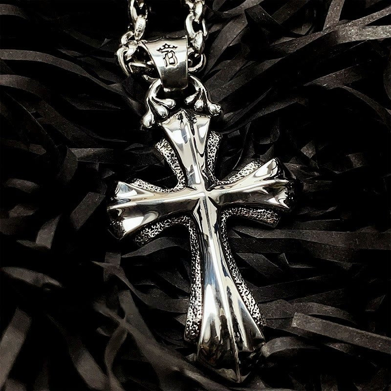 Christianartworkshop 925 Sterling Silber Moderne & Minimalistische Kruzifix Halskette: Einfaches Design für Gläubige - image 5