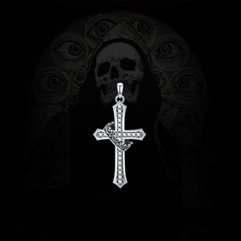 Christianartworkshop Halskette mit Kreuz und Krone aus 925er Sterlingsilber: Eine Mischung aus Göttlichkeit und Königlichkeit - image 5