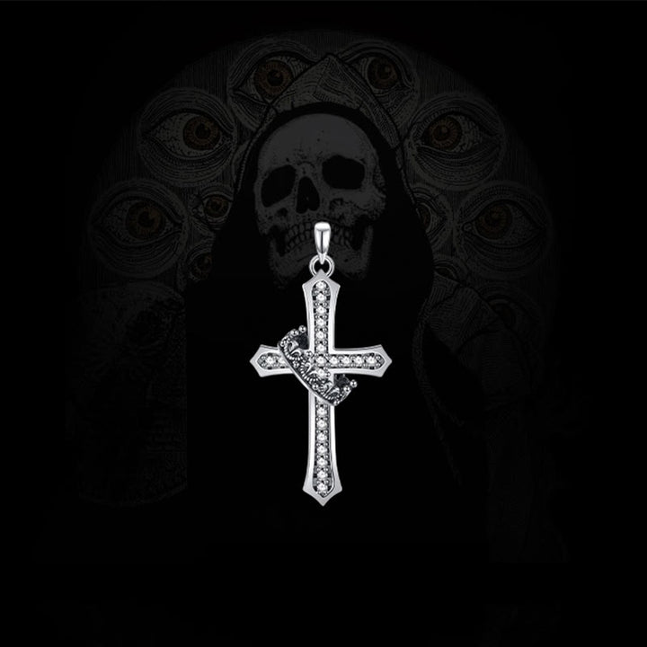 Christianartworkshop Halskette mit Kreuz und Krone aus 925er Sterlingsilber: Eine Mischung aus Göttlichkeit und Königlichkeit - image 5