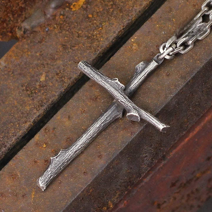 Christianartworkshop 925 Sterling Silber Moderne & Minimalistische Kreuzkette: Eine Hommage an den unverfälschten Glauben - image 3