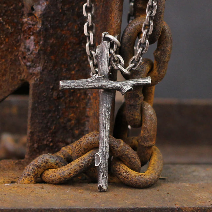 Christianartworkshop 925 Sterling Silber Moderne & minimalistische Kreuzkette: Eine Hommage an den unverfälschten Glauben - 925er Sterlingsilber - image 1