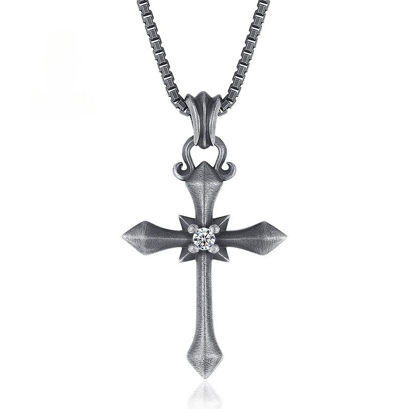 Christianartworkshop 925 Sterling Silber Moderne & Minimalistische Kreuz Halskette: Geheimnisvolles und trendiges Symbol des Glaubens - image 4