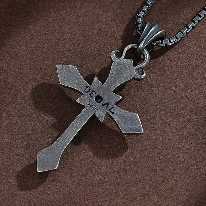 Christianartworkshop 925 Sterling Silber Moderne & Minimalistische Kreuz Halskette: Geheimnisvolles und trendiges Symbol des Glaubens - image 5