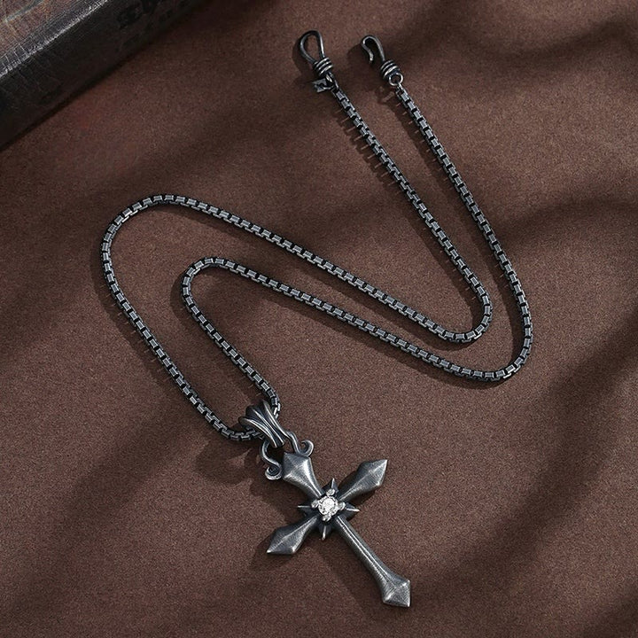 Christianartworkshop 925 Sterling Silber Moderne & Minimalistische Kreuz Halskette: Geheimnisvolles und trendiges Symbol des Glaubens - image 3