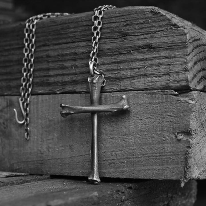 Christianartworkshop – Moderne und minimalistische Halskette in Knochenform aus 925er Sterlingsilber: Persönlichkeit in Schlichtheit zeigen - 925er Sterlingsilber - image 4