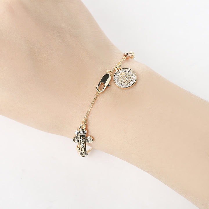 Christianartworkshop Acryl-Symbol-Armband - Heiliger Benedikt B - image 4