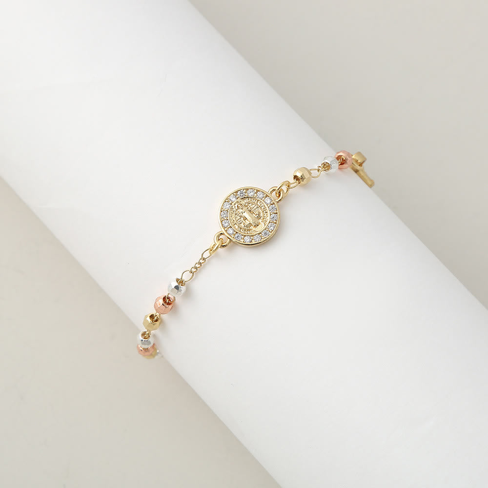 Christianartworkshop Acryl-Symbol-Armband - Heiliger Benedikt A - image 6