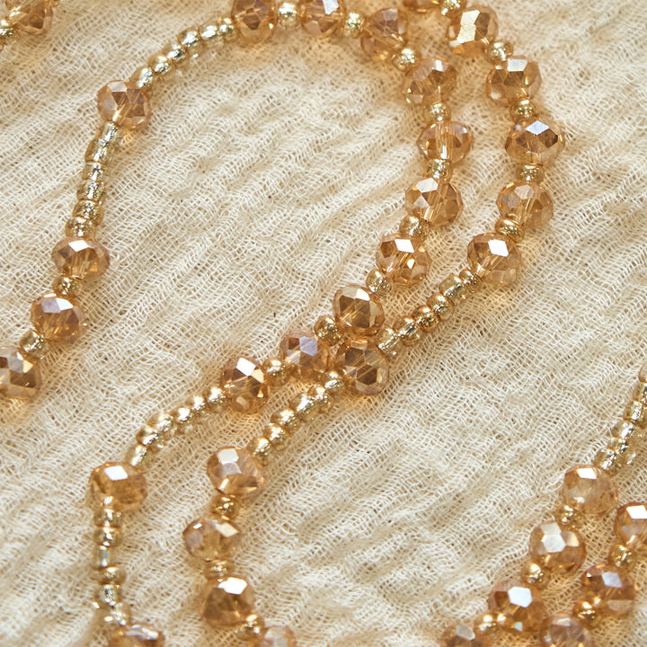 Christianartworkshop Champagner-Kristall Rosenkranz Unserer Lieben Frau von Guadalupe: Ein göttliches Funkeln - image 4