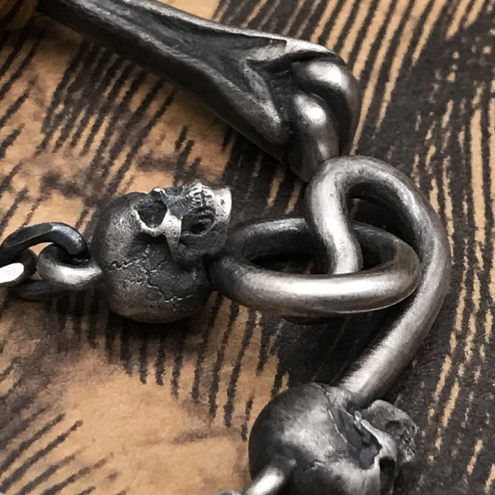 Christianartworkshop Halskette aus 925er Sterlingsilber, minimalistisches Kreuz – Knochen: Religiöses Symbol moderner Spiritualität - image 3