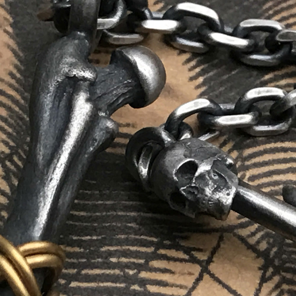 Christianartworkshop Halskette aus 925er Sterlingsilber, minimalistisches Kreuz – Knochen: Religiöses Symbol moderner Spiritualität - image 4