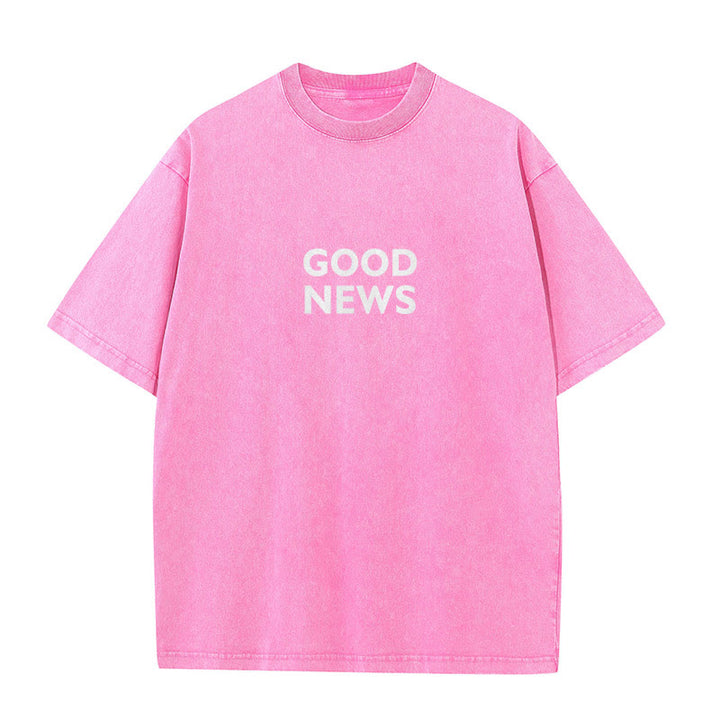 Christianartworkshop "Denn Gott hat die Welt so geliebt" Unisex gewaschenes T-Shirt - image 12
