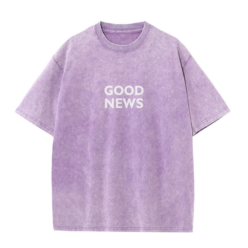 Christianartworkshop "Denn Gott hat die Welt so geliebt" Unisex gewaschenes T-Shirt - image 16