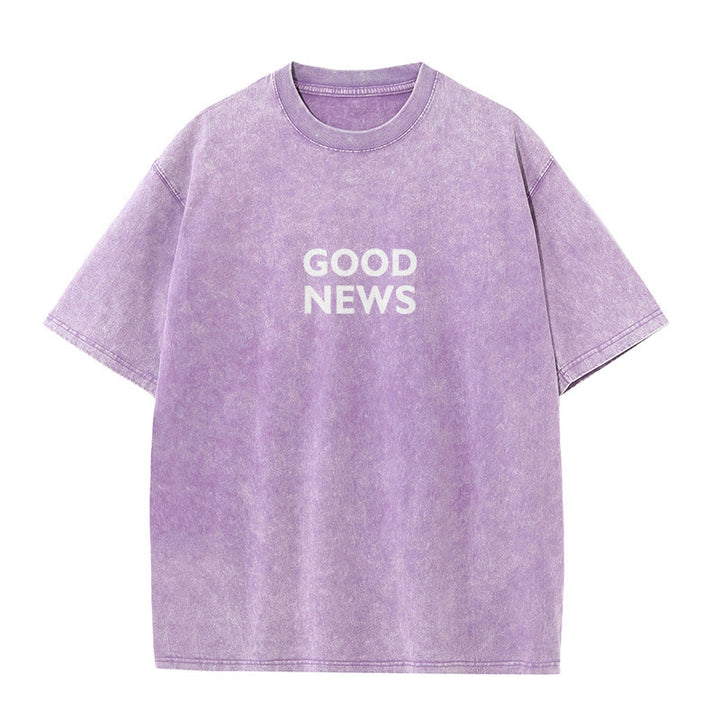 Christianartworkshop "Denn Gott hat die Welt so geliebt" Unisex gewaschenes T-Shirt - image 16
