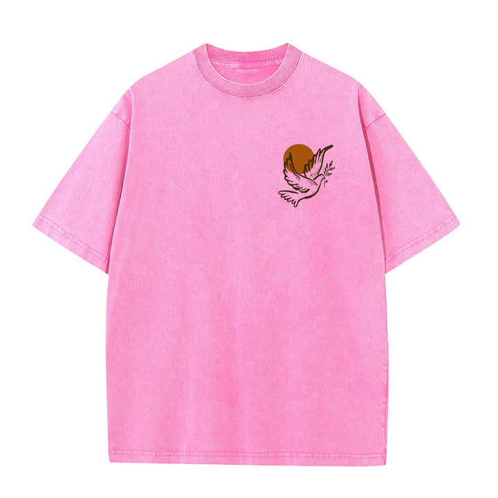 Christianartworkshop Unisex-T-Shirt mit Aufschrift „Geist des Herrn und Freiheit“, gewaschen - image 13