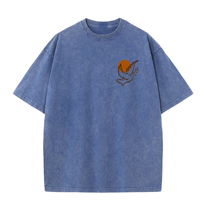 Christianartworkshop Unisex-T-Shirt mit Aufschrift „Geist des Herrn und Freiheit“, gewaschen - image 6