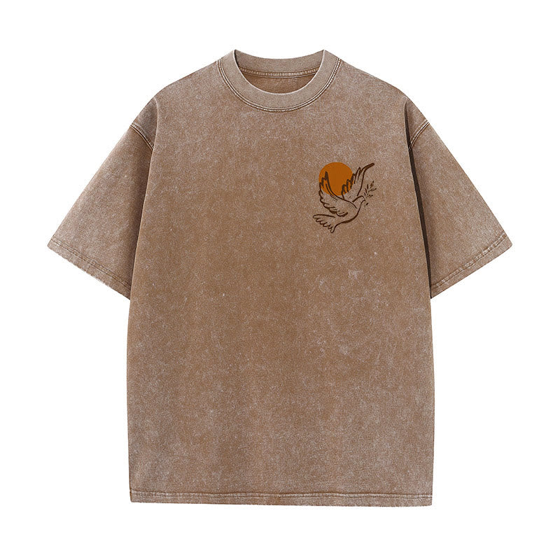 Christianartworkshop Unisex-T-Shirt mit Aufschrift „Geist des Herrn und Freiheit“, gewaschen - image 17