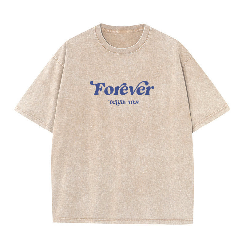 Christianartworkshop Ewiges Wort Gottes Unisex gewaschenes T-Shirt - image 8