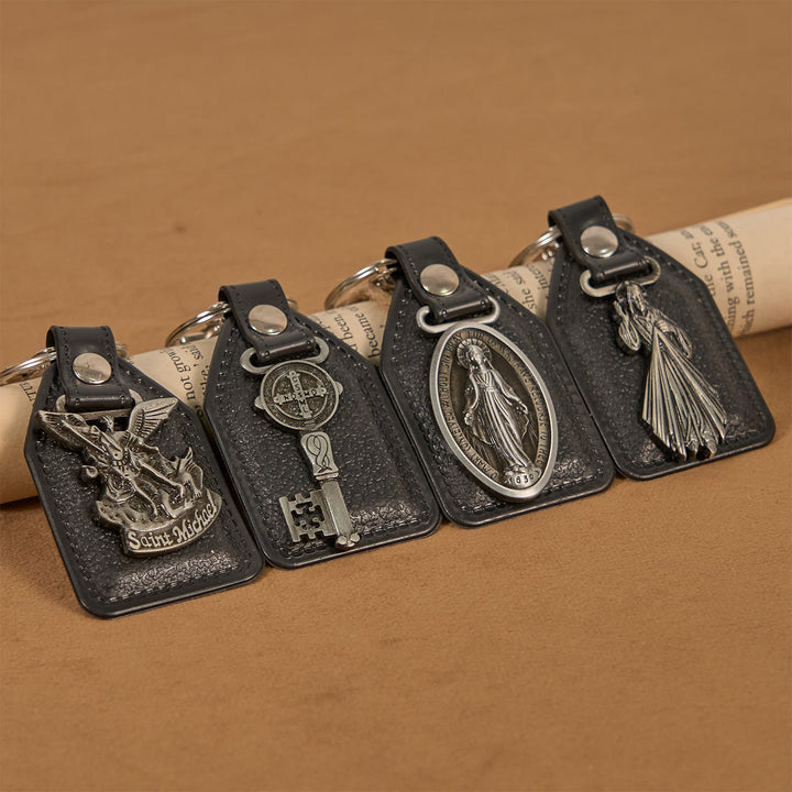 Christianartworkshop 12 Muster christlich inspirierter Schlüsselanhänger-Anhänger: Glaube für unterwegs - image 0