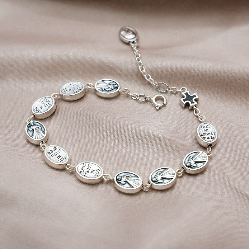 Christianartworkshop St. Benedikt, Wundertätige Medaille & Kreuz Klassisches Armband: Ein zeitloses Zeichen göttlichen Schutzes - image 3