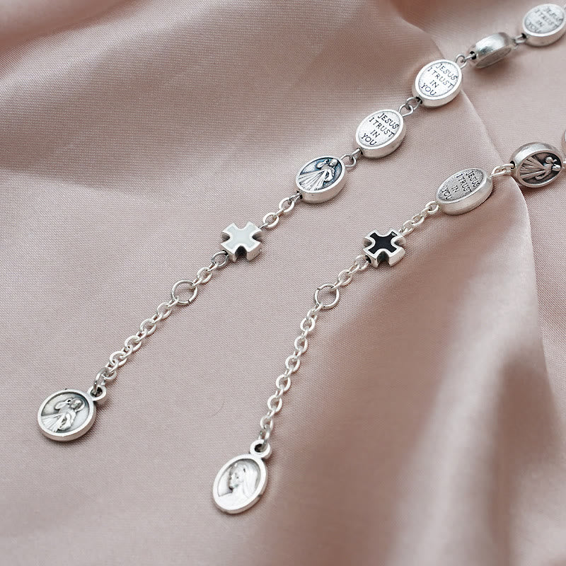 Christianartworkshop St. Benedikt, Wundertätige Medaille & Kreuz Klassisches Armband: Ein zeitloses Zeichen göttlichen Schutzes - image 3