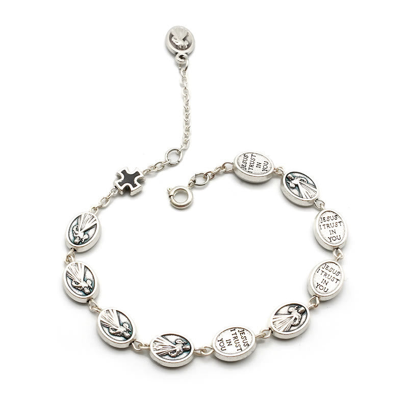 Christianartworkshop St. Benedikt, Wundertätige Medaille & Kreuz Klassisches Armband: Ein zeitloses Zeichen göttlichen Schutzes - image 4