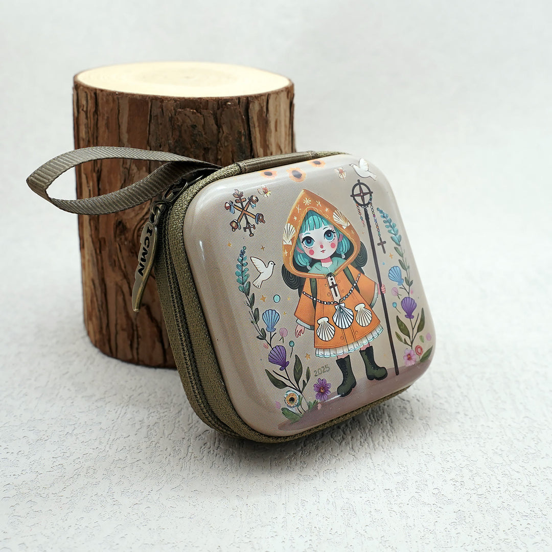 Christianartworkshop 9 Muster, quadratische Rosenkranzetuis im Cartoon-Stil: Eine schöne Mischung aus Glauben und Funktion - image 13