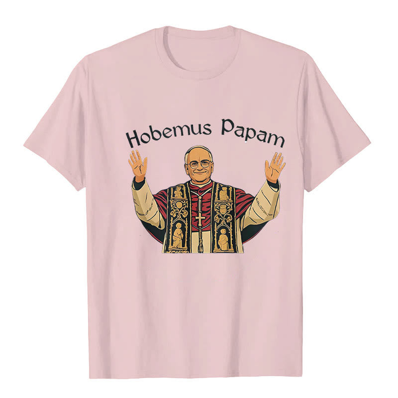 Christianartworkshop T-Shirt mit Aufschrift „Robert Francis Prevost, erster amerikanischer Papst“ - Hellrosa - 2XL - image 9