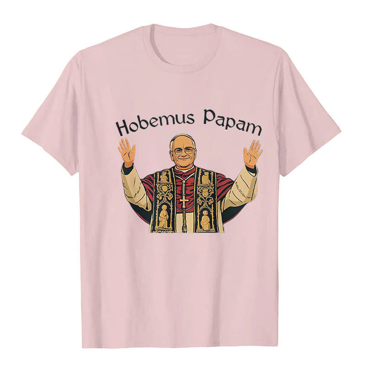 Christianartworkshop T-Shirt mit Aufschrift „Robert Francis Prevost, erster amerikanischer Papst“ - Hellrosa - 2XL - image 9