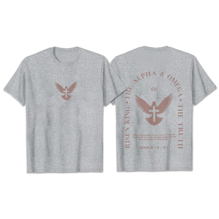 Christianartworkshop T-Shirt aus Baumwolle mit Aufschrift „Jesus ist der Weg, die Wahrheit, das Leben“ - image 18