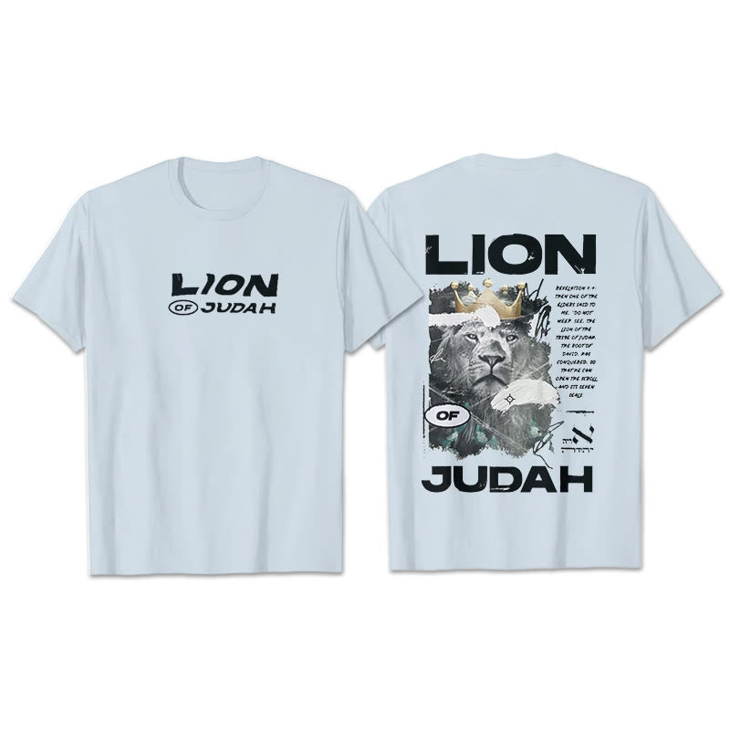 Christianartworkshop T-Shirt aus Baumwolle mit Löwe von Juda