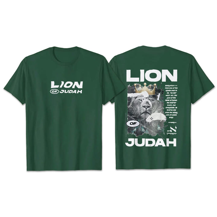 Christianartworkshop T-Shirt aus Baumwolle mit Löwe von Juda
