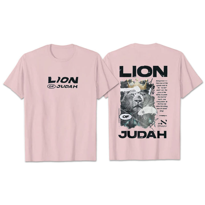 Christianartworkshop T-Shirt aus Baumwolle mit Löwe von Juda