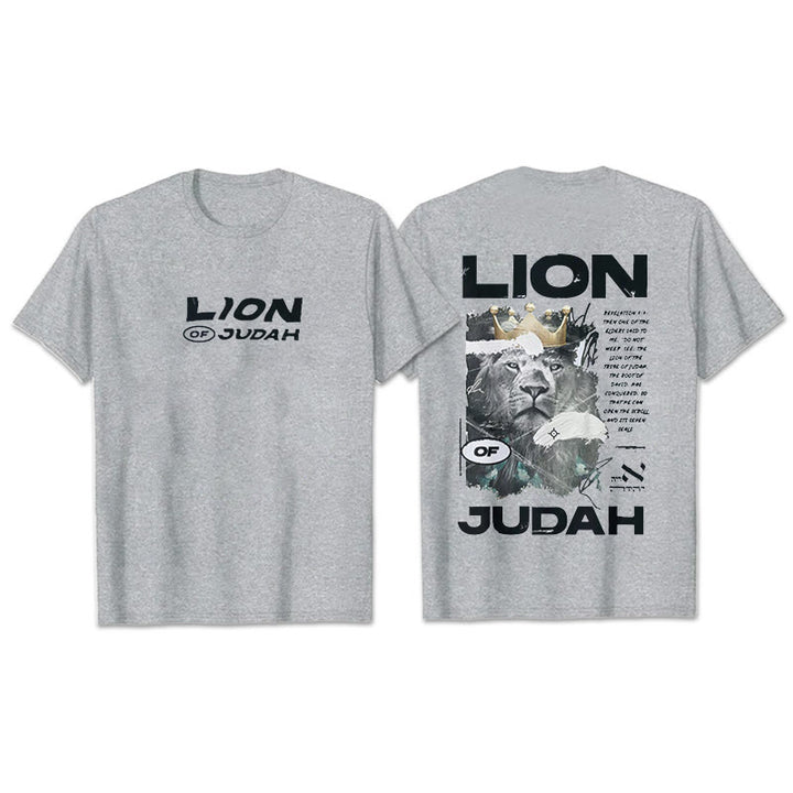 Christianartworkshop T-Shirt aus Baumwolle mit Löwe von Juda