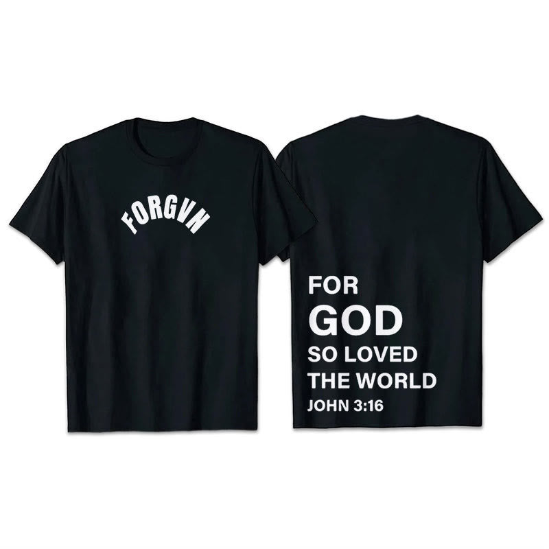Christianartworkshop Forgvn T-Shirt - Schwarz - 2XL - image 3